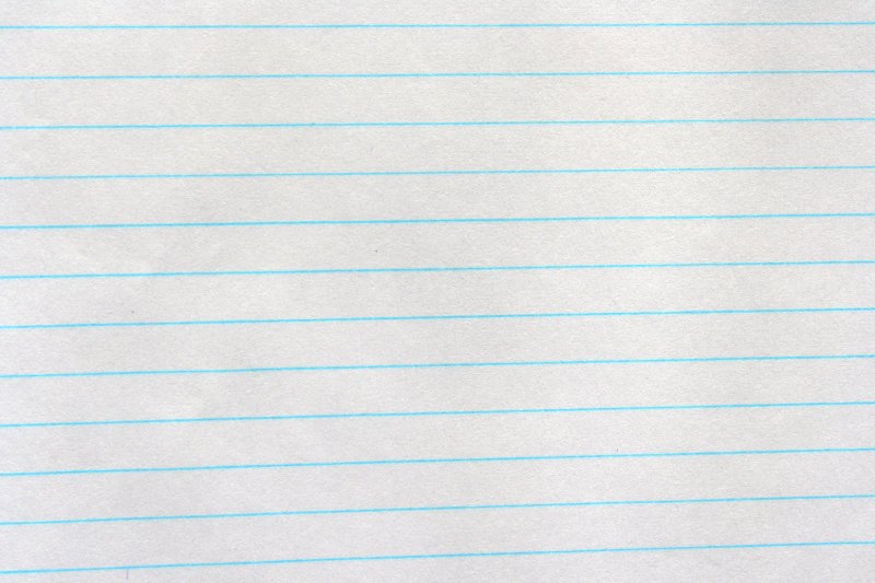 Лист в линейку