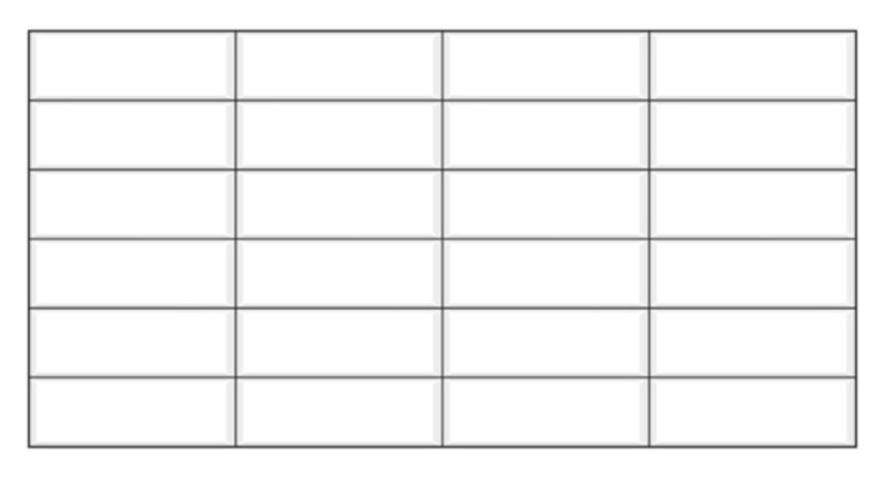 Белая плитка с черными швами