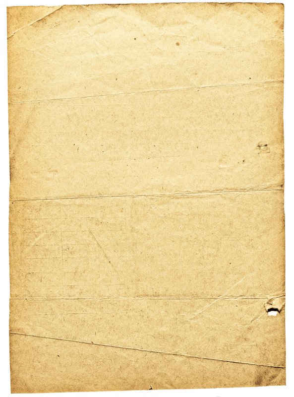 Старинный лист бумаги