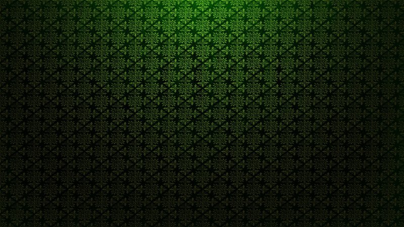 Зеленый фон с узорами