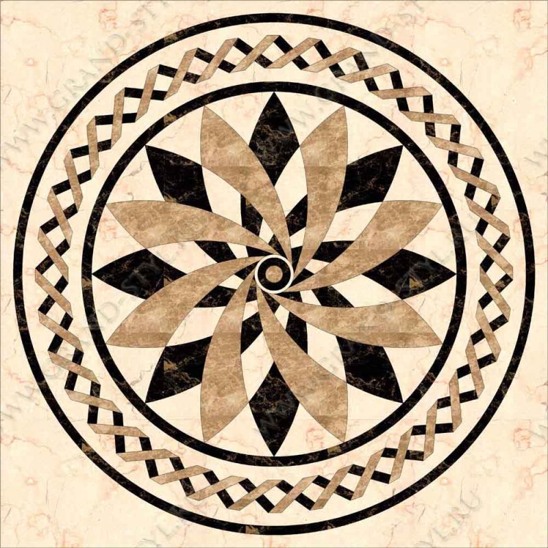 Напольная плитка с орнаментом