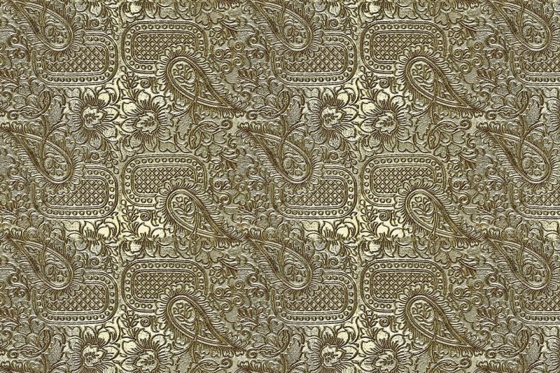 Ткань с золотым узором