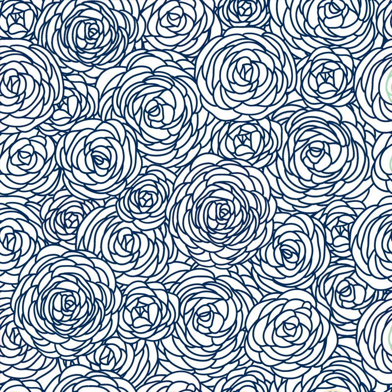 Цветочный паттерн вектор бесшовный