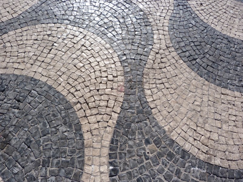 Мощение мостовой