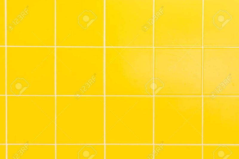 Плитка керамическая желтая