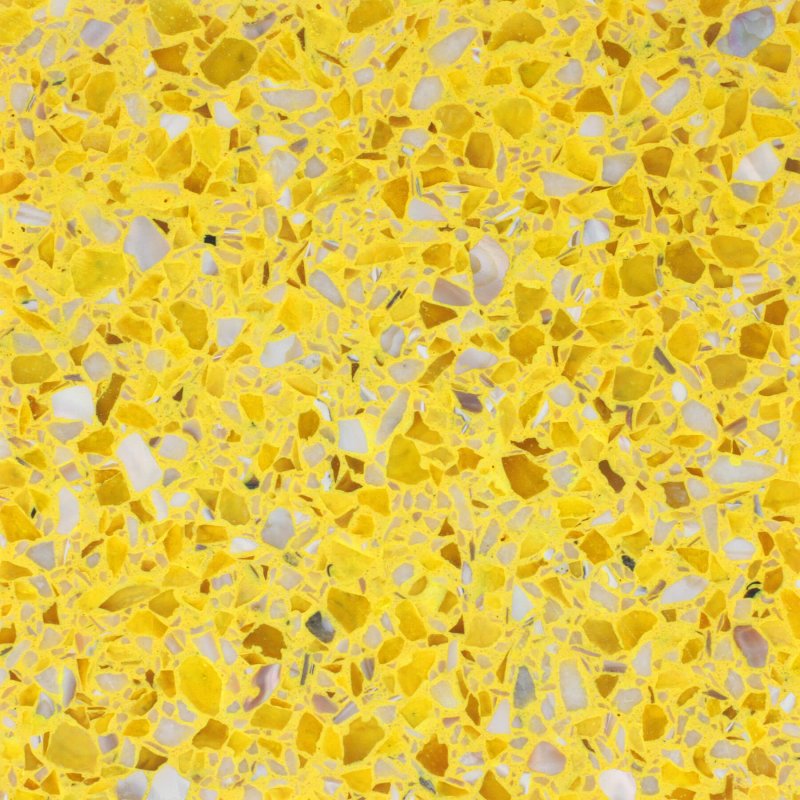 Плитка терраццо желтая