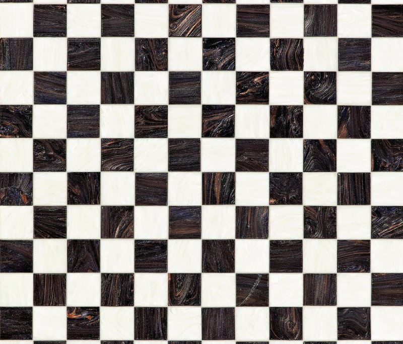 Черно белая шахматная плитка