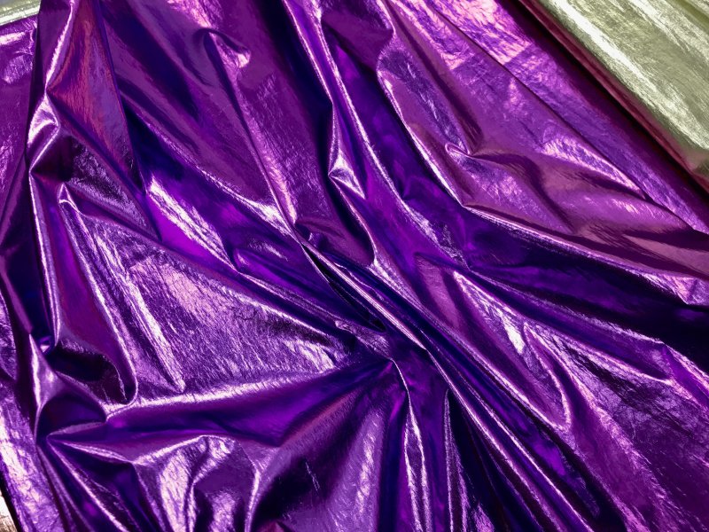 Курточная ткань металлик