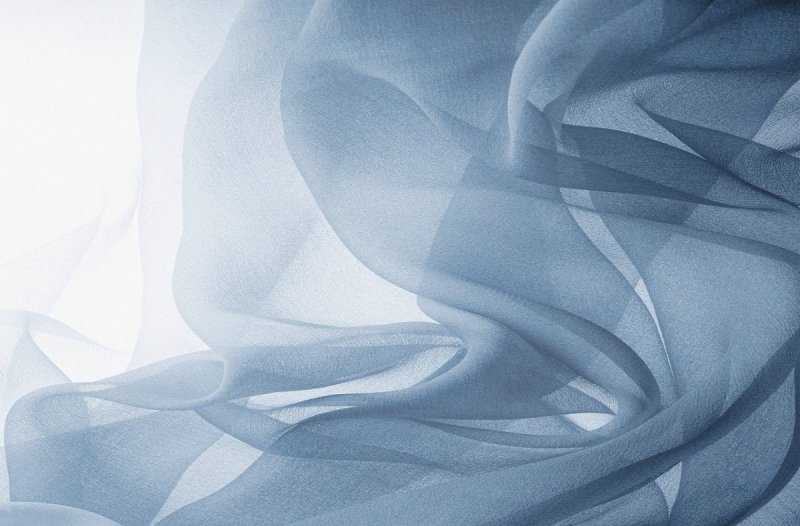 Прозрачная шелковая ткань