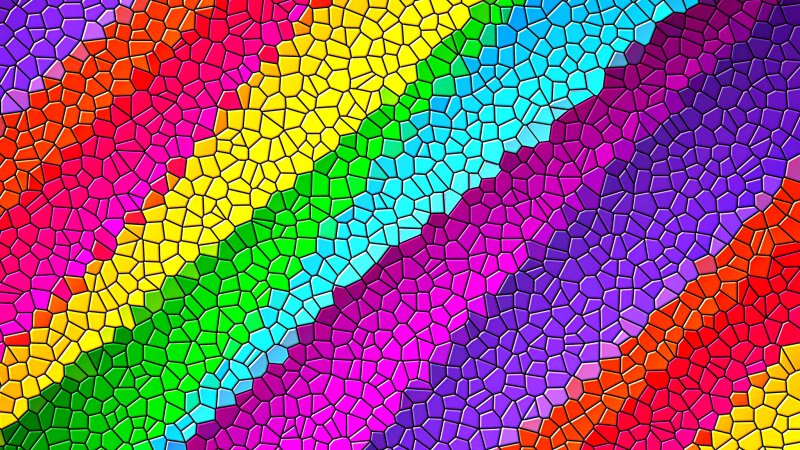 Разноцветные узоры