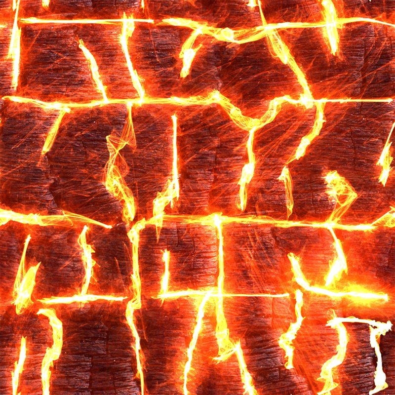 Текстура сгоревшего металла