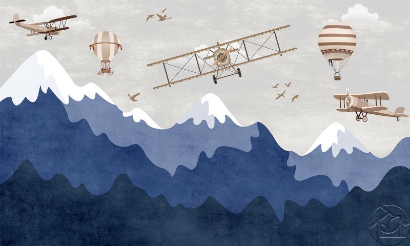 Фотообои детские горы