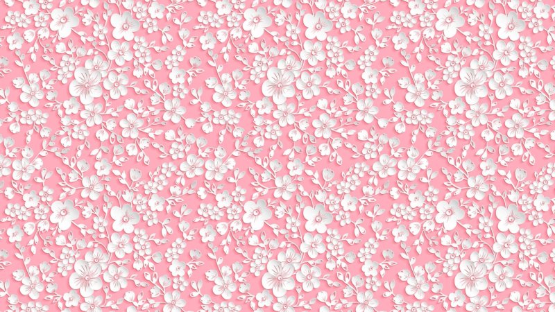 Мелкие розовые цветочки