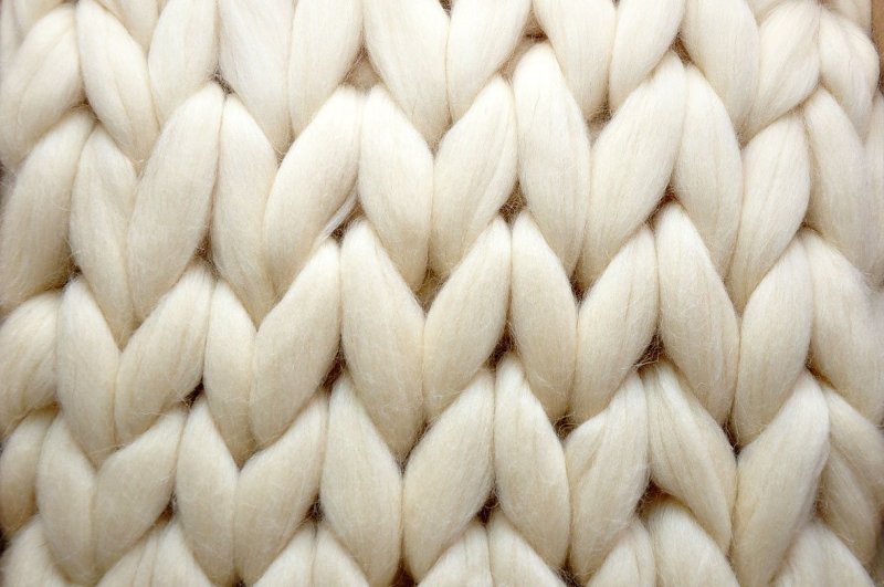 Фактура вязаного полотна