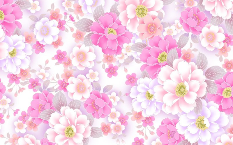 Фон в мелкий цветочек