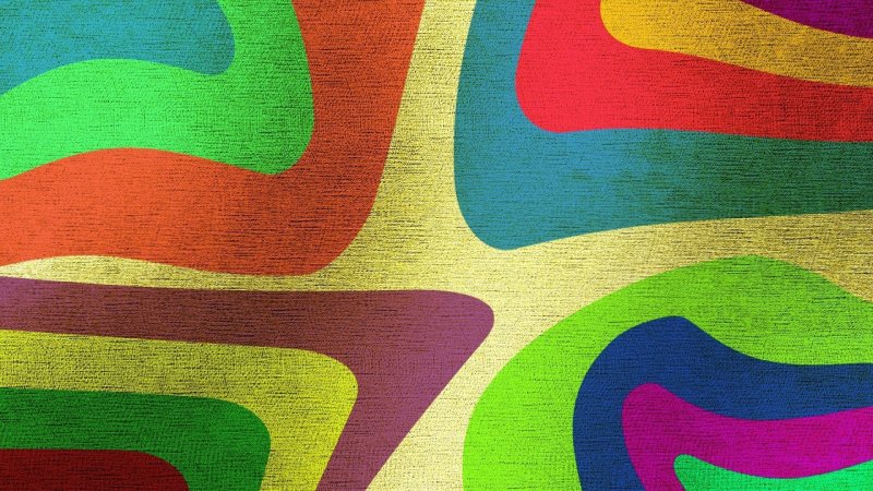 Ткань с ярким орнаментом