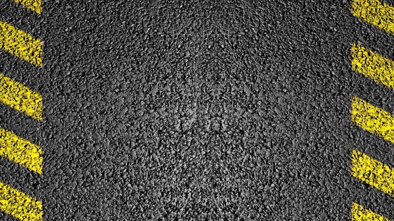 Асфальт с разметкой