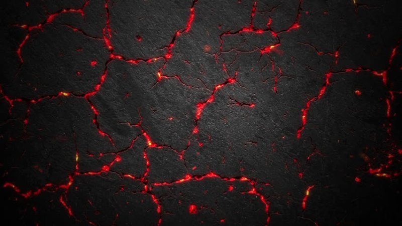 Потрескавшаяся лава