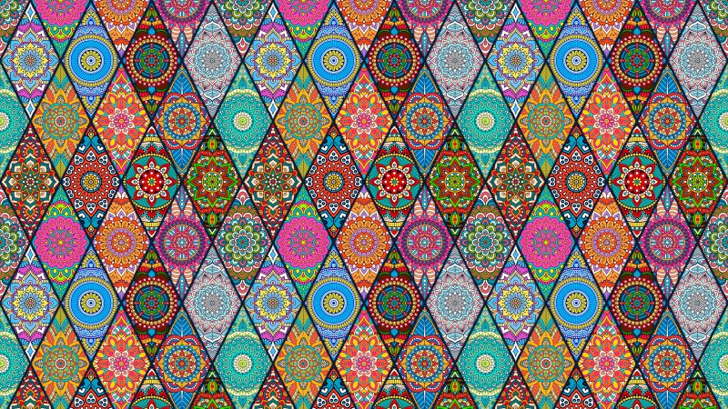 Яркие узоры