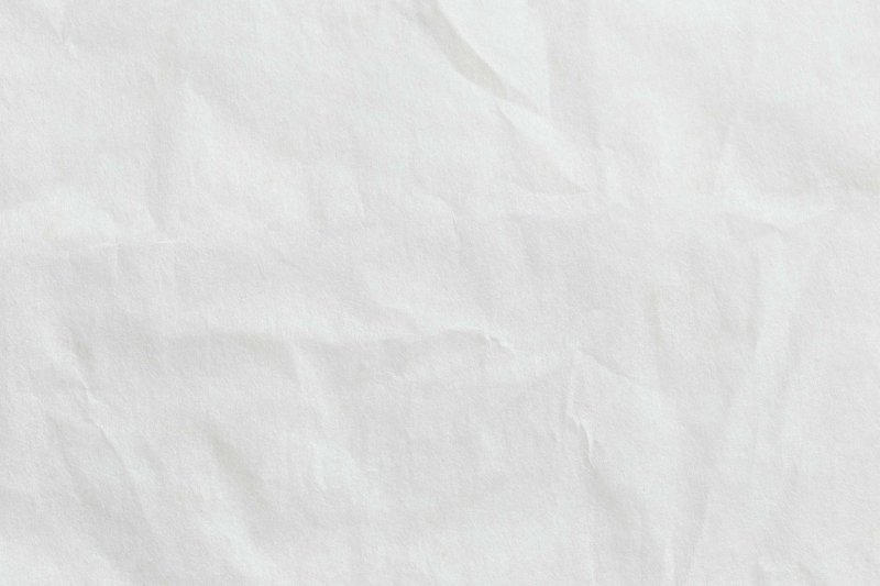 Белая мятая бумага