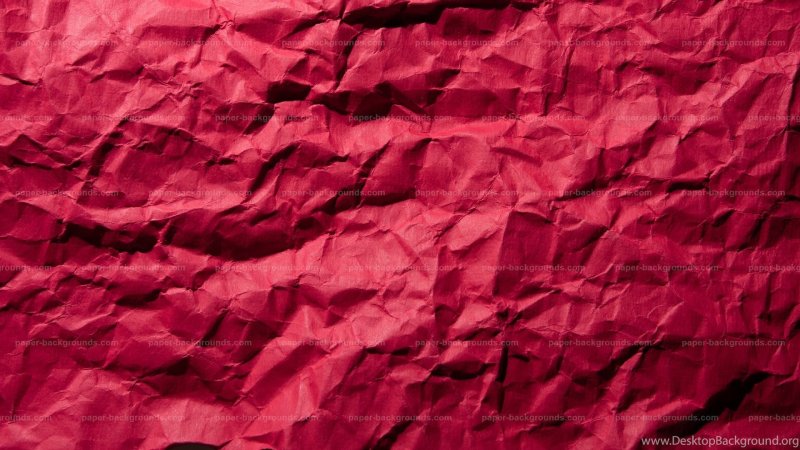 Красная мятая бумага