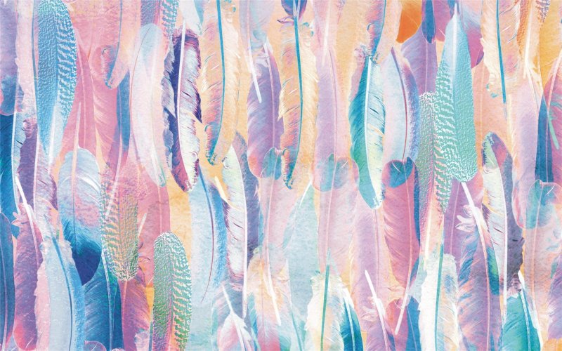 Фон перья