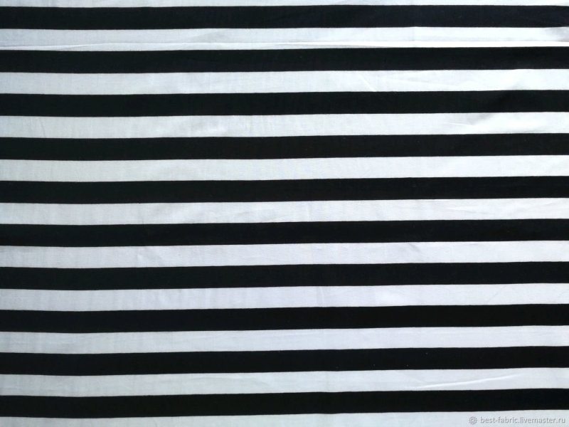 Ткань черная в белую полоску