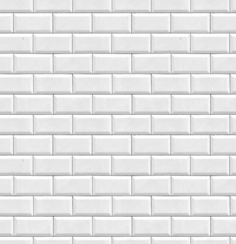 Белая кирпичная стена