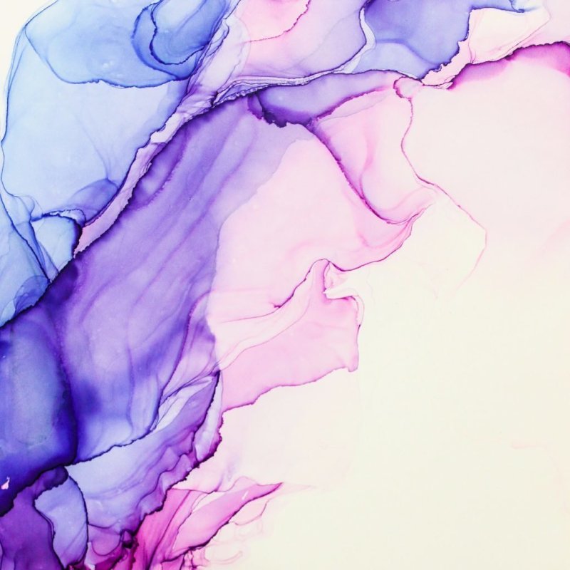 Красивые разводы акварелью