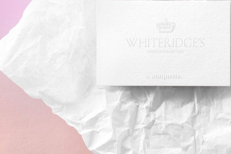 Бумага тишью мокап
