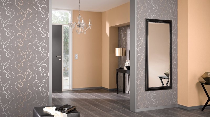 Варианты обоев для прихожей