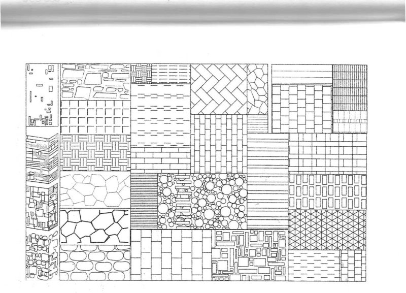 Штриховка мощение Автокад