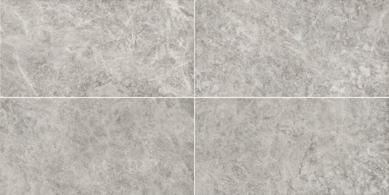 Керамогранитная плитка Sina Tile Miracel Polish (600х1200) мрамор, серая 2637