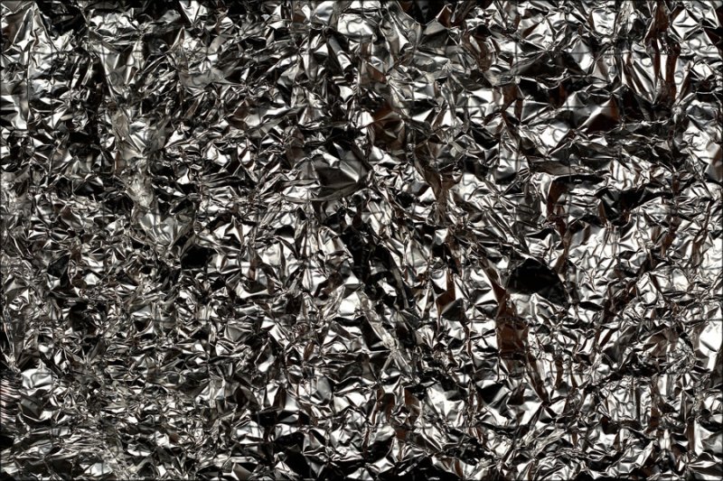 Мятая фольга