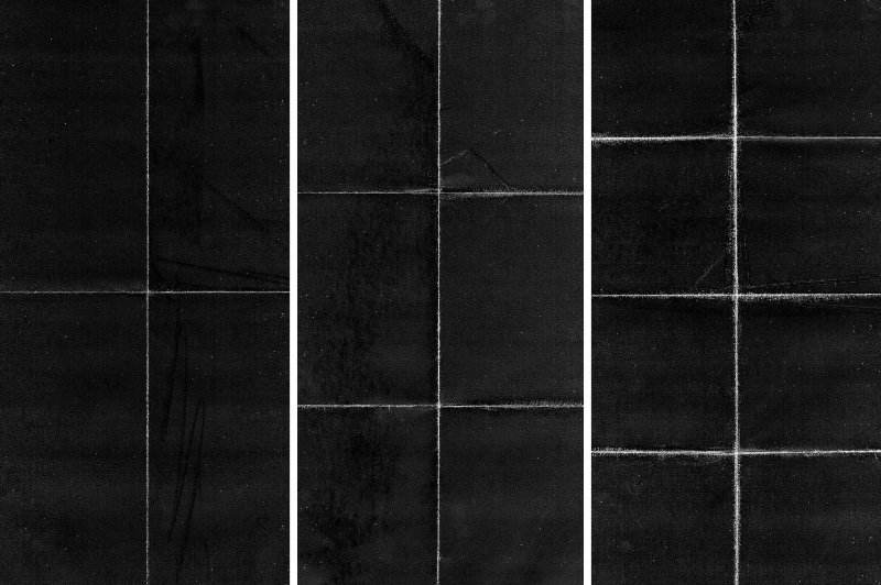 Черная сложенная бумага