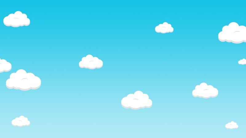 Небо мультяшное