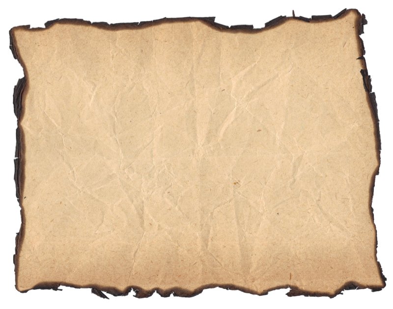 Кусок старой бумаги