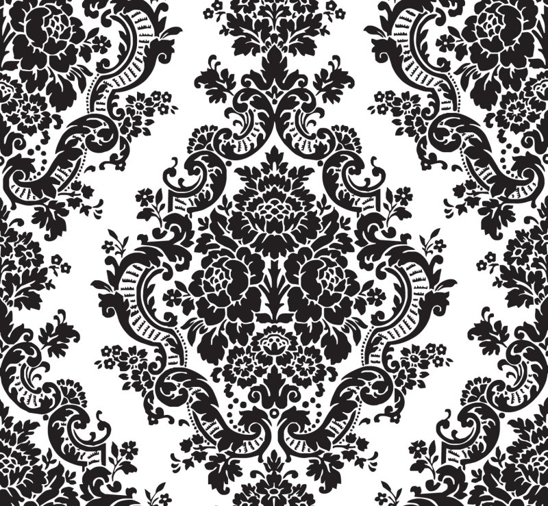 Бесшовные текстуры ткани Дамаска