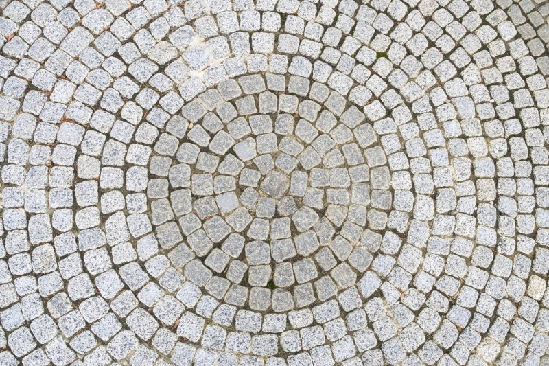 Брусчатка круглая