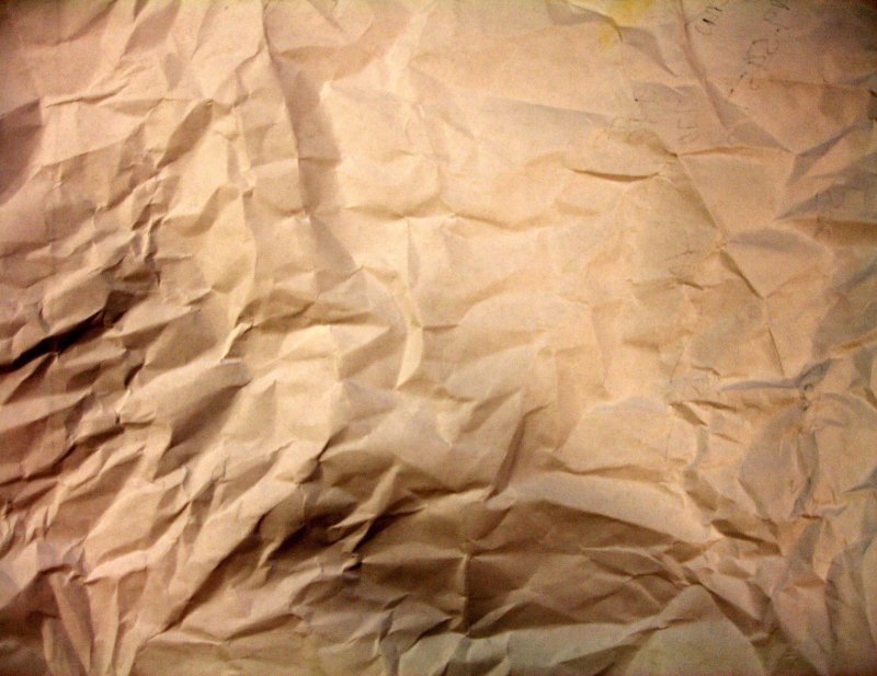 Текстура мятой бумаги