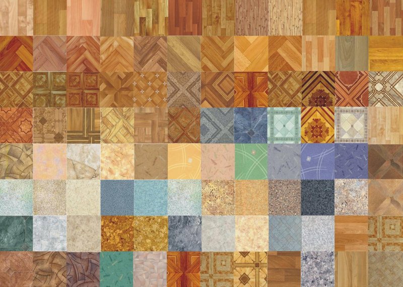 Линолеум квадратиками