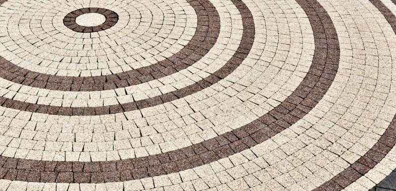 Тротуарная брусчатка антик 20-10