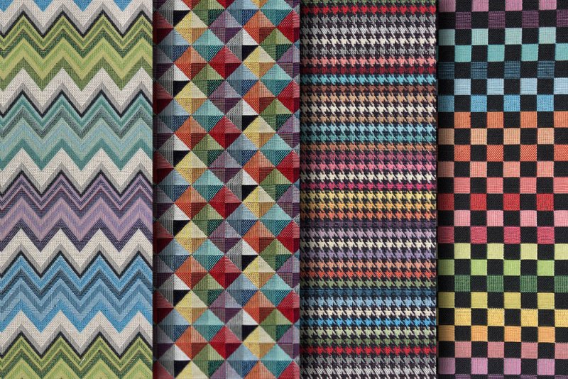 Ткань с геометрическим орнаментом