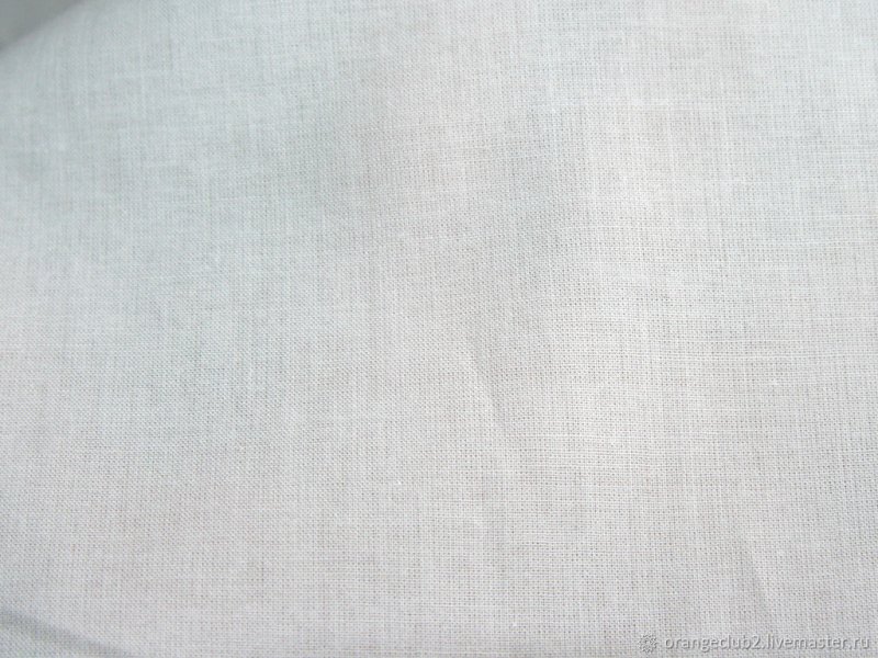 Белый лен ткань