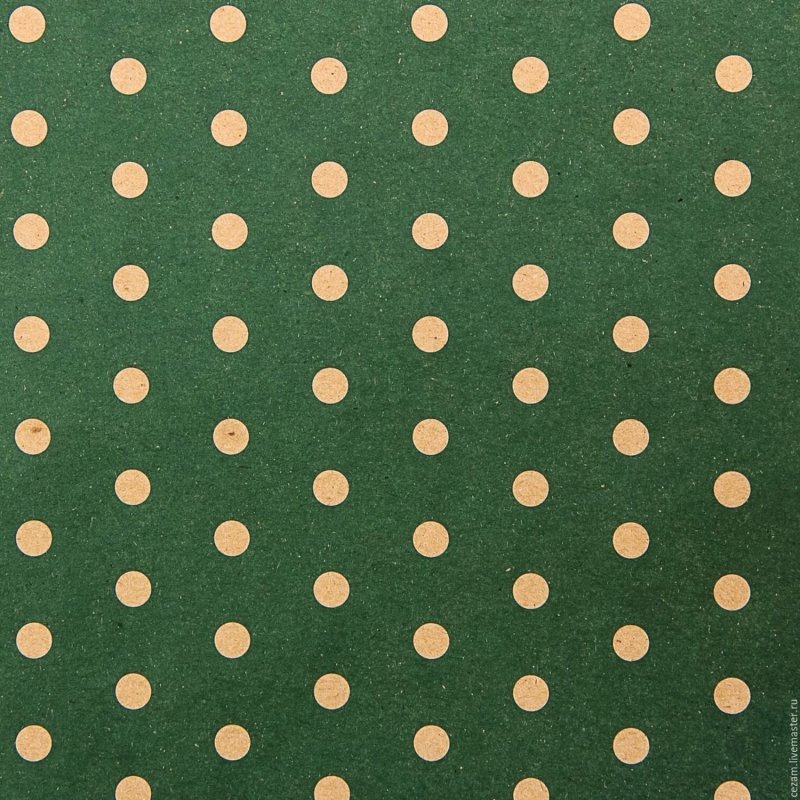 Бумага упаковочная "горошек"