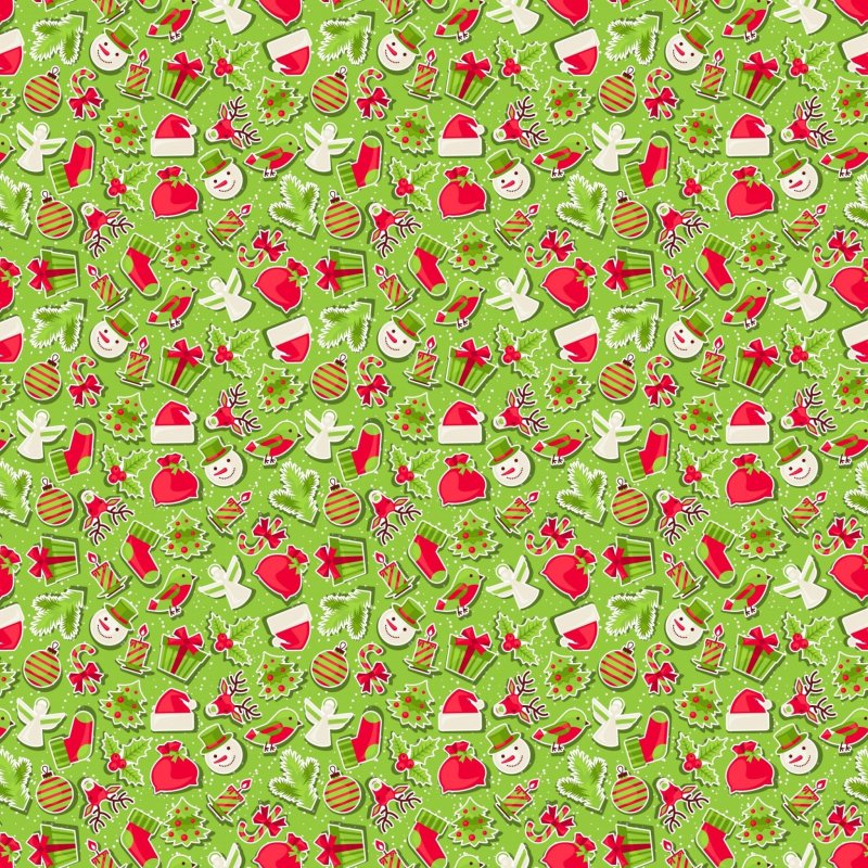 Упаковочная бумага Новогодняя