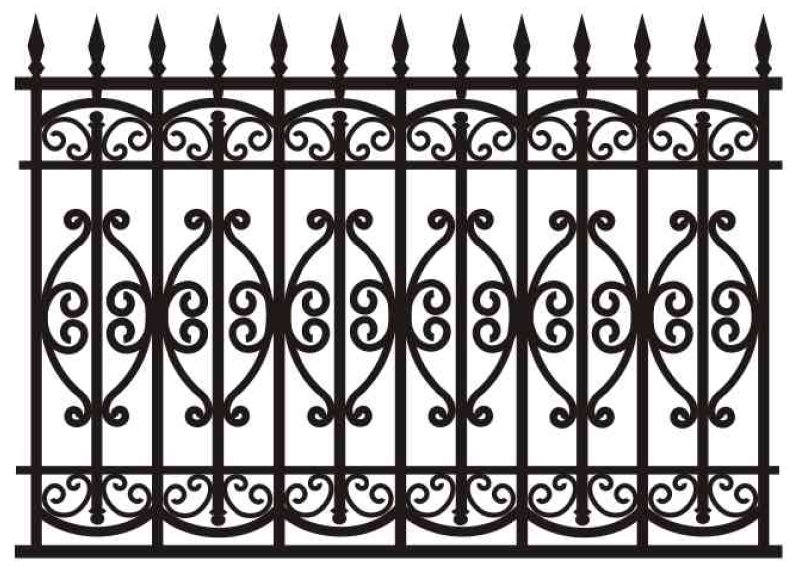 Забор ажурный металлический