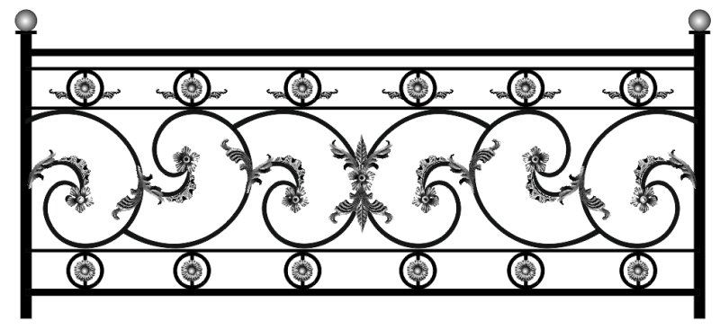 Узор ограждения