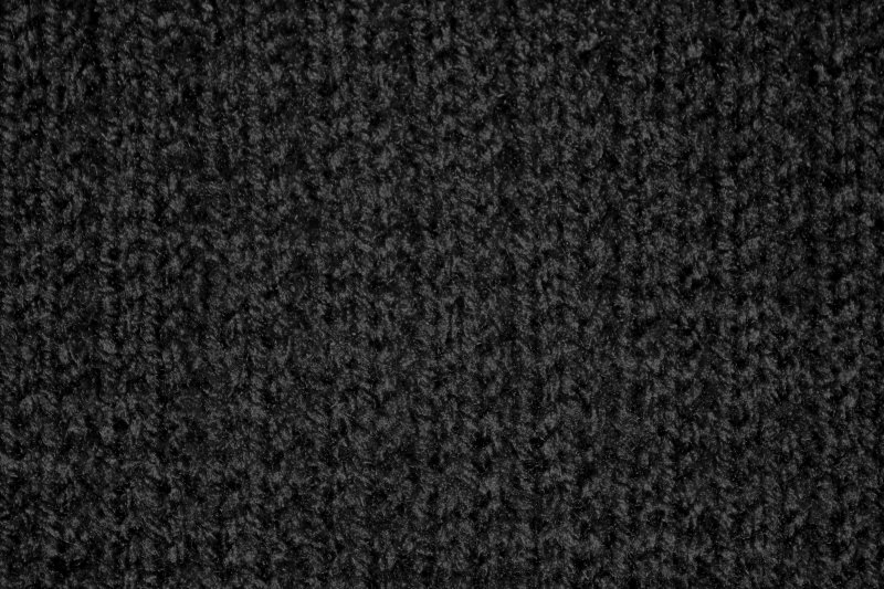Полотно трикотажное вязаное черное