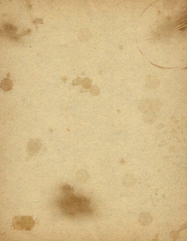 Старая бумага с пятнами